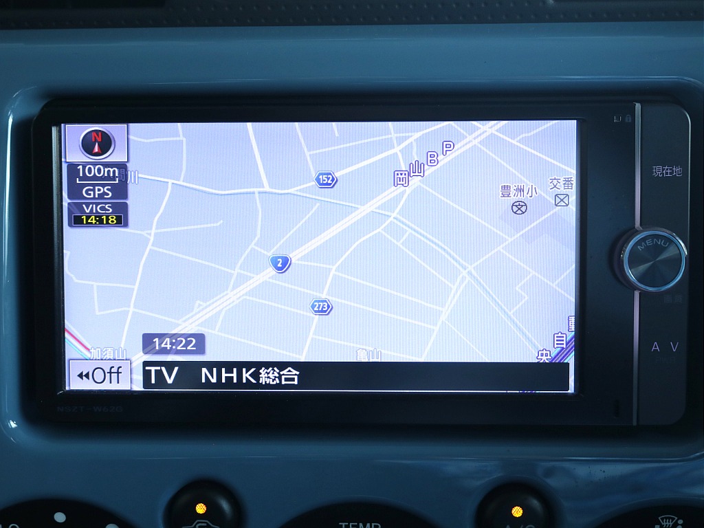 トヨタの純正ナビです！