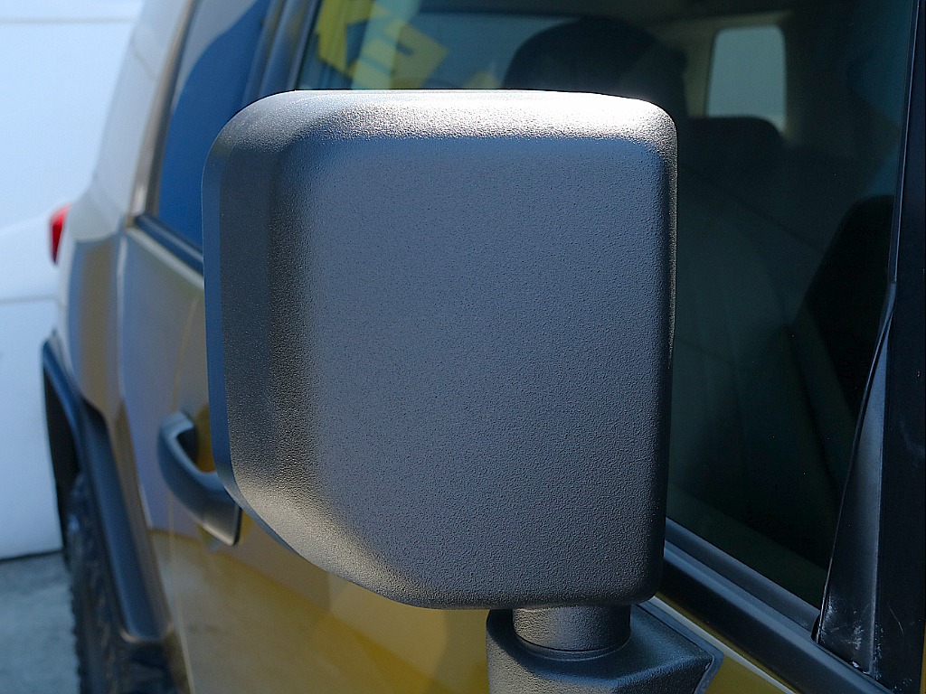 サイドミラーもラプター塗装施工済☆ ざらつきの有る塗装でアグレッシブ感UP！？