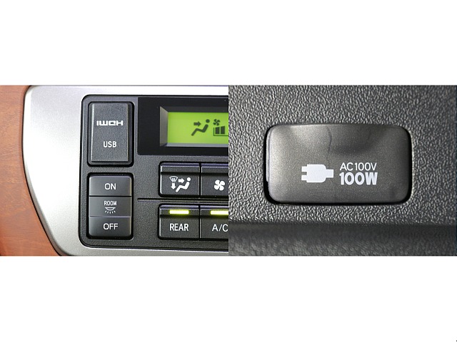 １００Ｖ電源・HDMI･USBポート