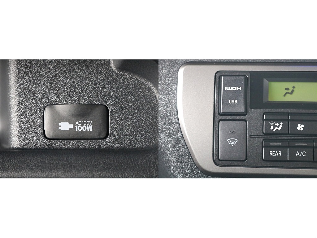 １００Ｖ電源・HDMI・USBポート