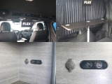 天井スピーカー・後席用フリップダウンモニター・間仕切りカーテン・電源引込あり