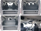 広大なベットスペースに変身！天井スピーカー・後席用フリップダウンモニター