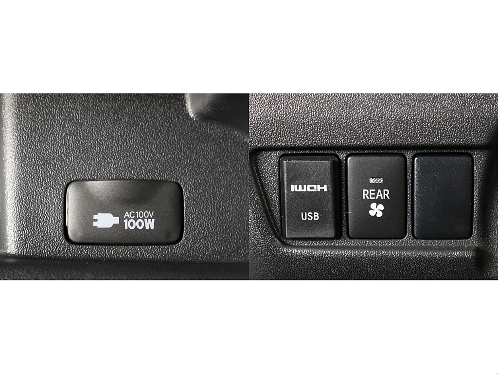 １００Ｖ電源・USB・HDMIポート・リアエアコンスイッチ