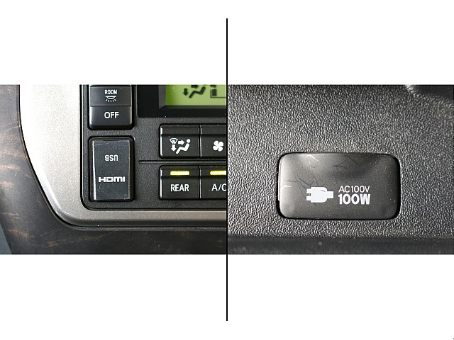 HDMI・USBポート・100V電源