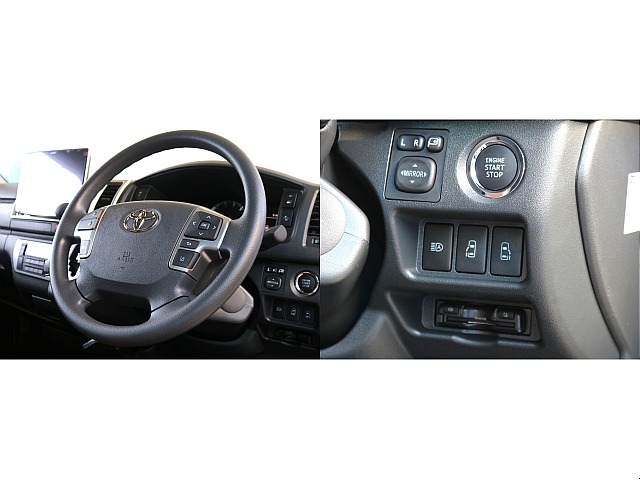 プッシュ式スタート・オートハイビームスイッチ・両側パワースライドドアスイッチ・ビルトインETC