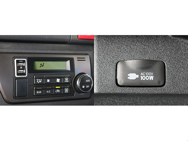 USBポート・100V電源