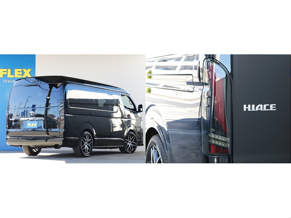 オープニング&エンディングアクション機能付きオリジナルLEDテールランプ