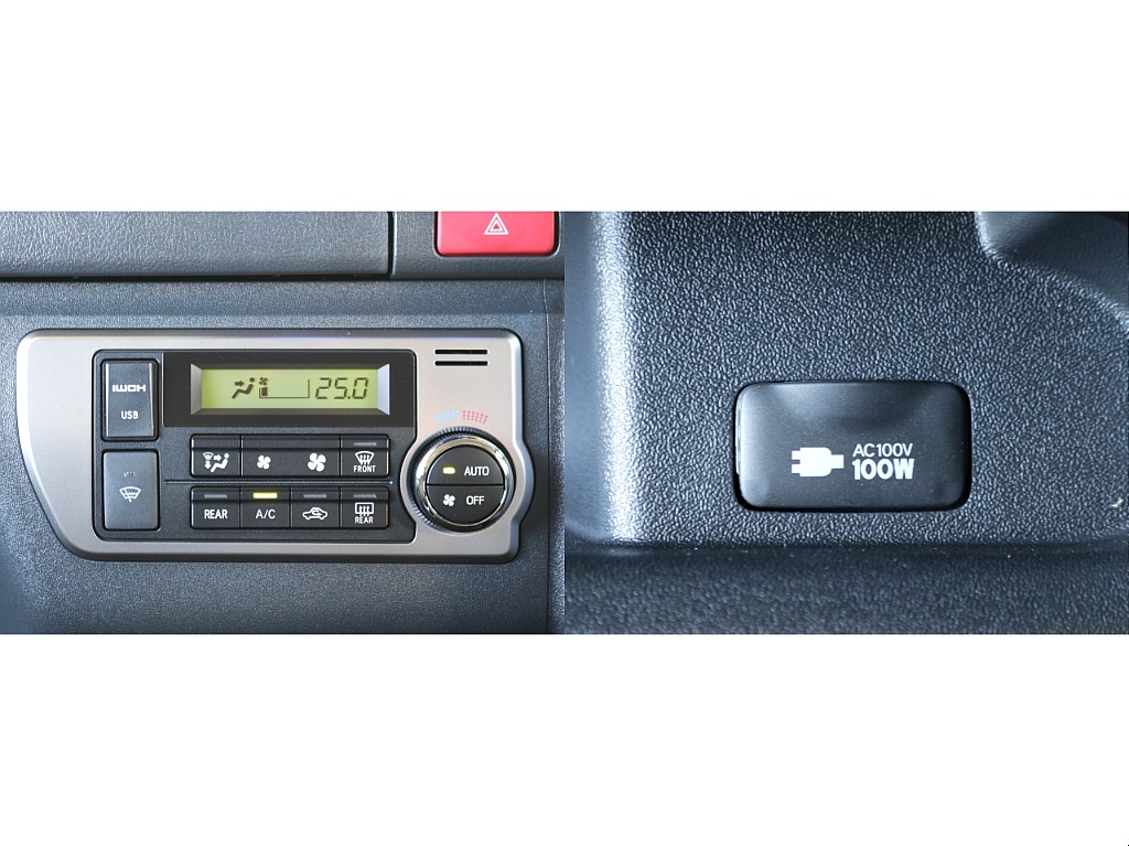 USB・HDMIポート・１００Ｖ電源