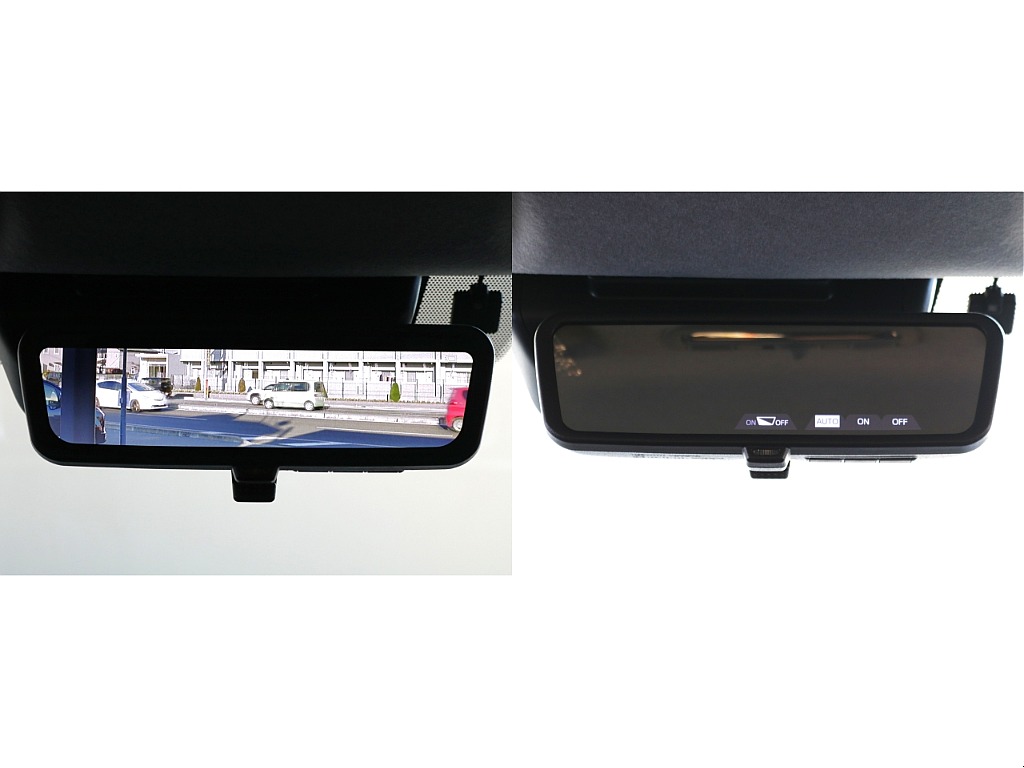 デジタルインナーミラー※モニターと鏡面で切り替え可能