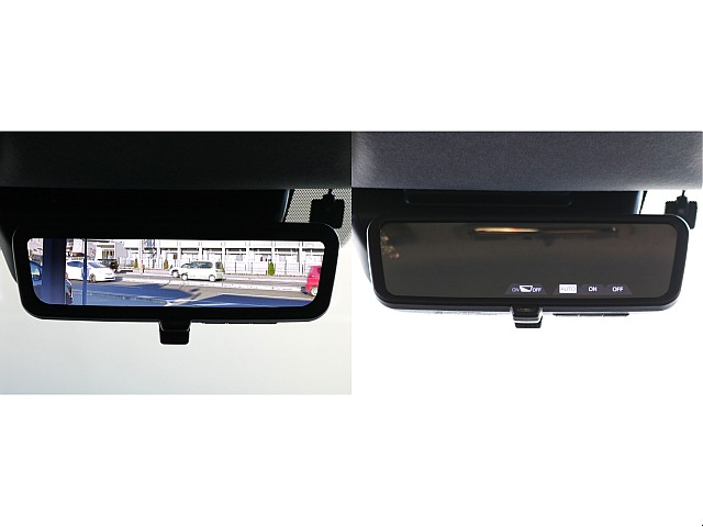 デジタルインナーミラー※モニターと鏡面で切り替え可能