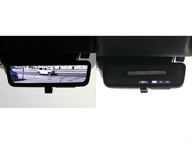 デジタルインナーミラー※モニターと鏡面で切り替え可能