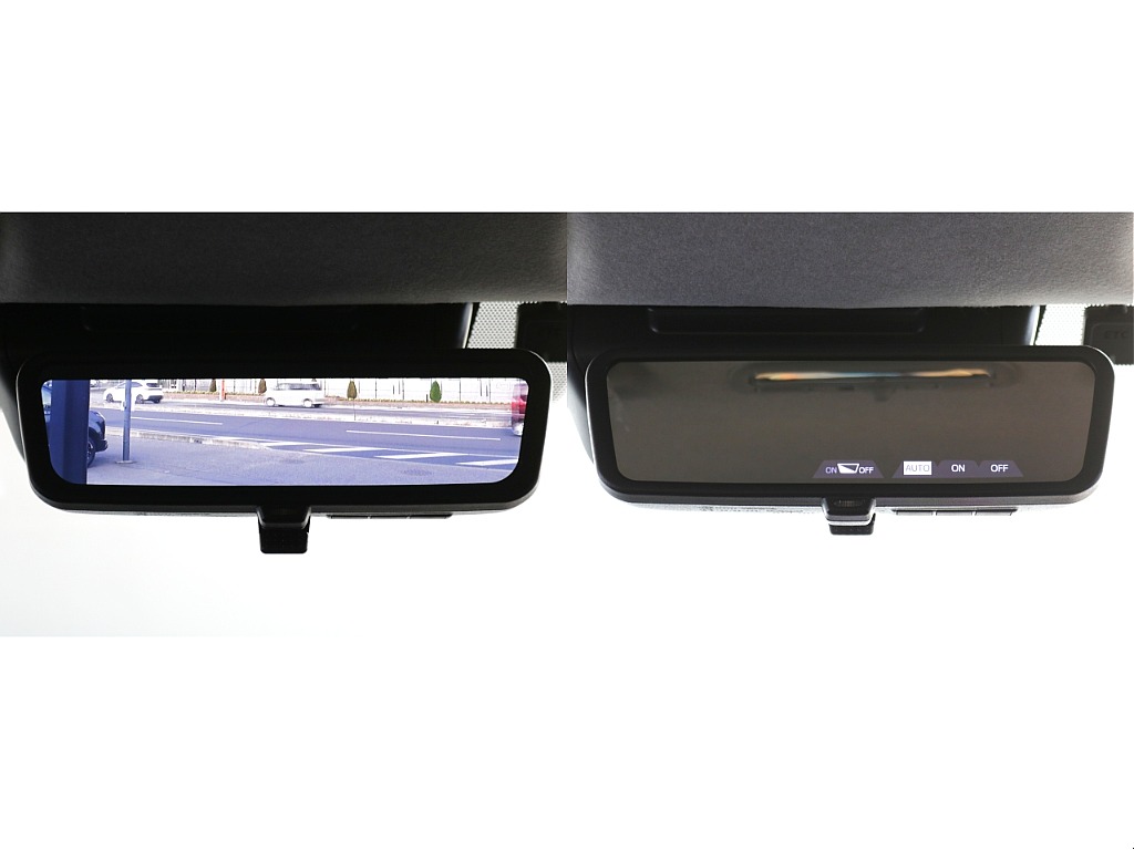 デジタルインナーミラー※モニターと鏡面で切り替え可能