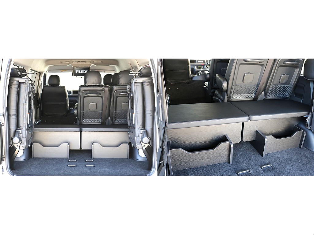 ４列目跳ね上げ可能！荷室スペースも確保