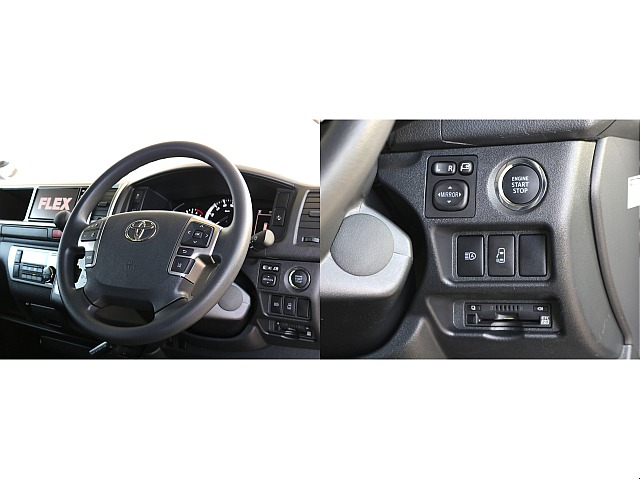 プッシュ式スタート・オートハイビームスイッチ・パワースライドドアスイッチ・ビルトインETC