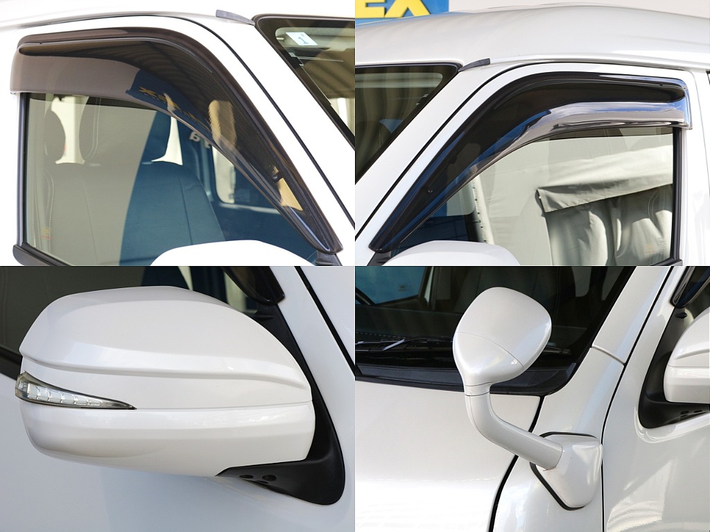 ドアバイザー・ウインカーミラー・フロントアンダーミラーボディー同色塗装