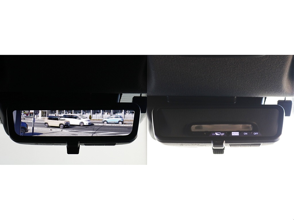 デジタルインナーミラー※モニターと鏡面で切り替え可能