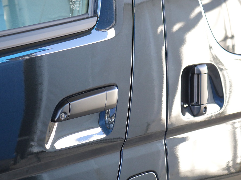 メッキパーツマッドブラック塗装