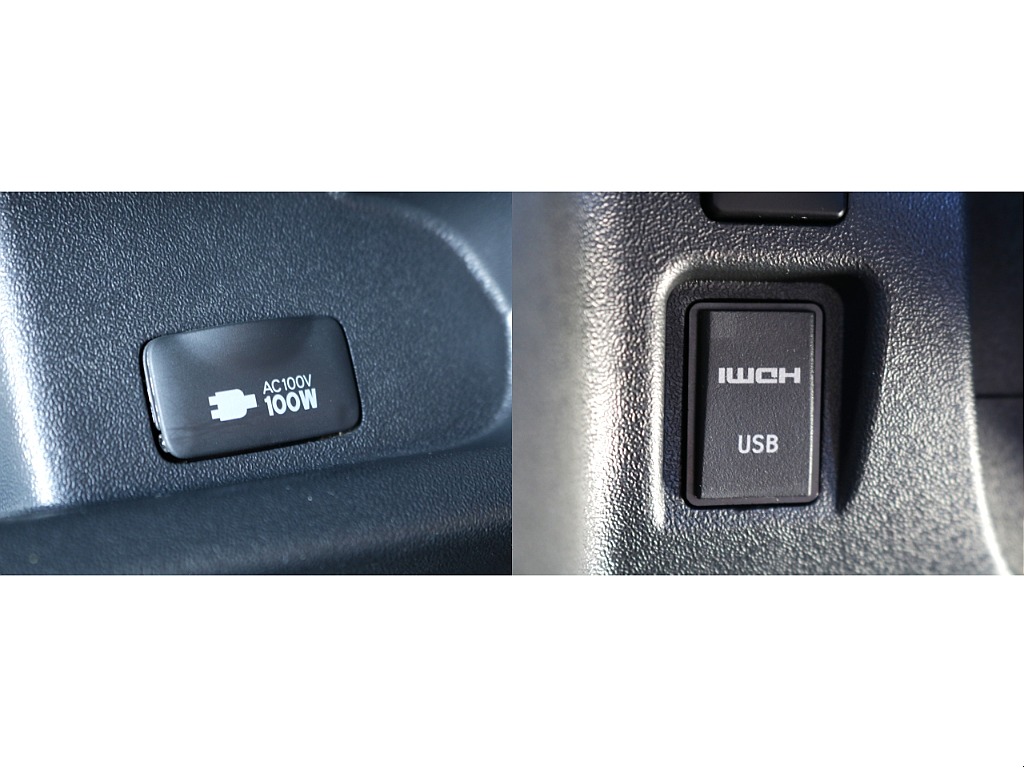 100V電源・USB・HDMIポート