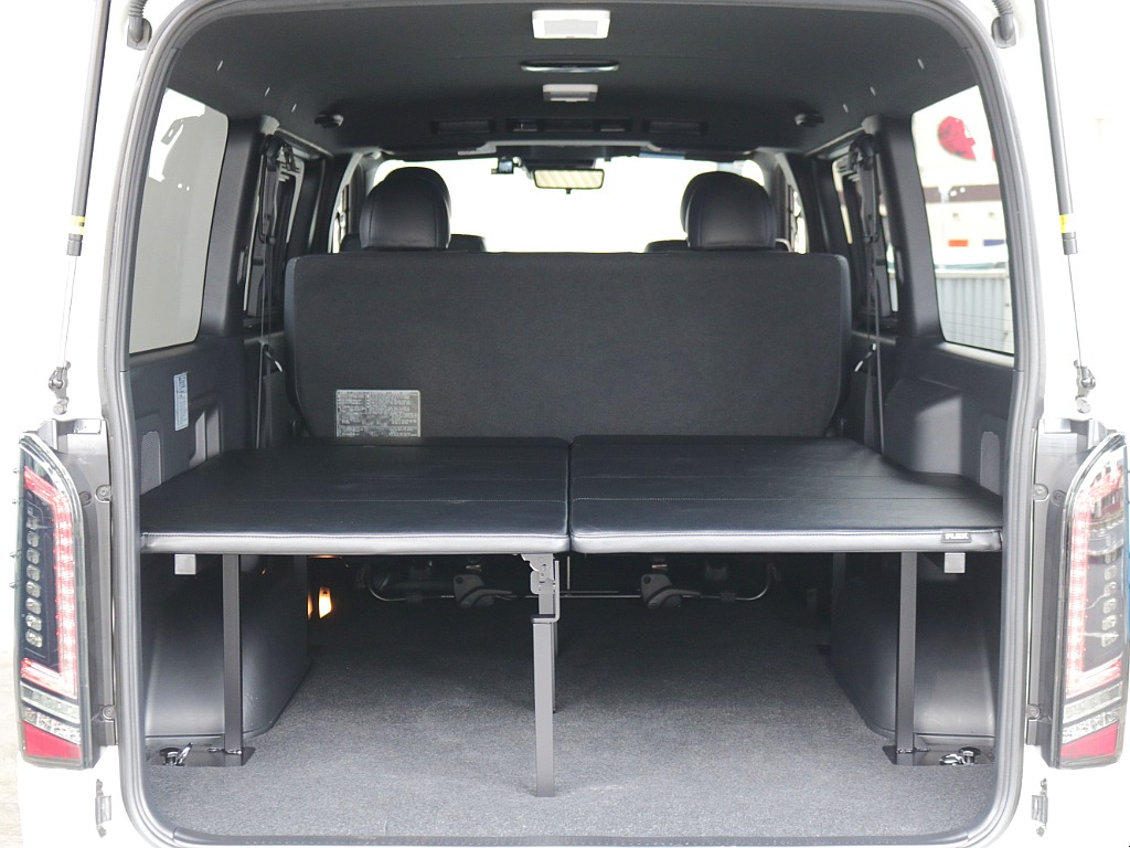 ベッドモード！二段で積載も可能