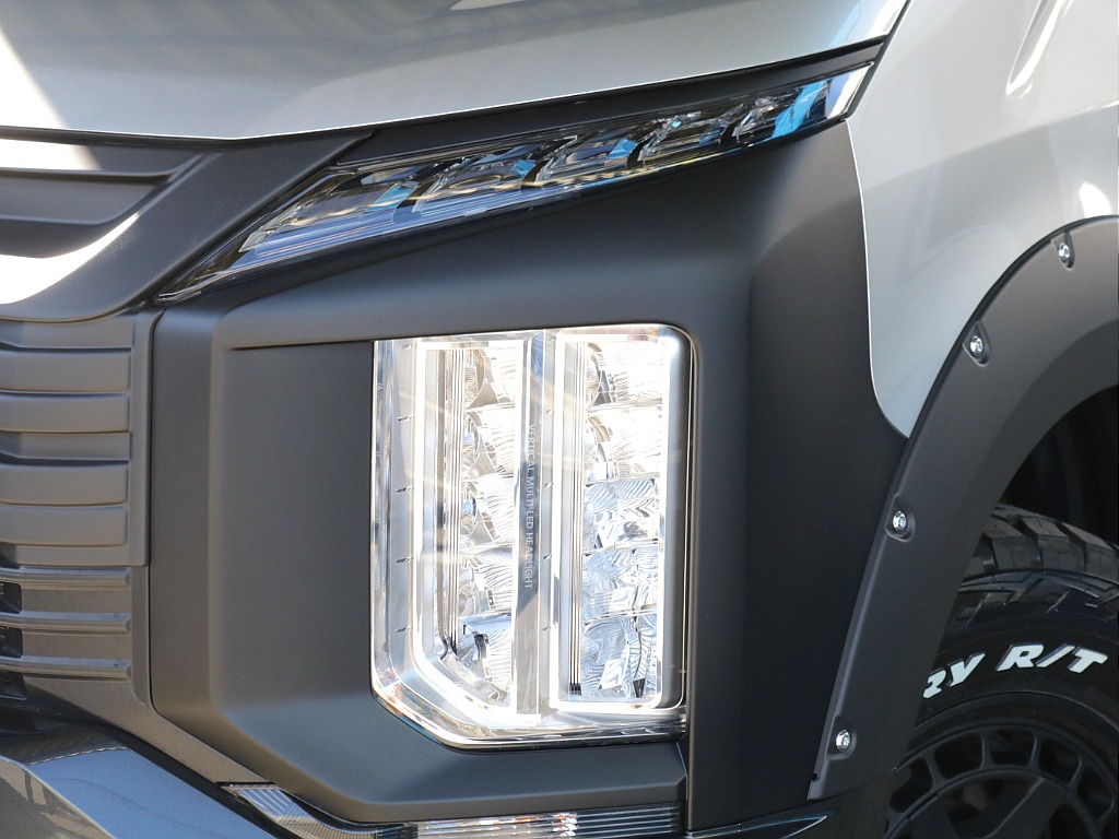 LEDヘッドライトマッドブラック塗装