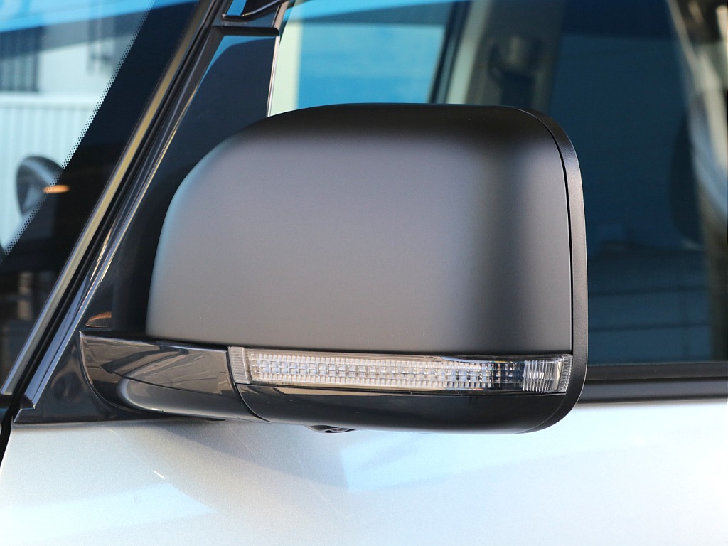 ウインカーミラーマッドブラック塗装