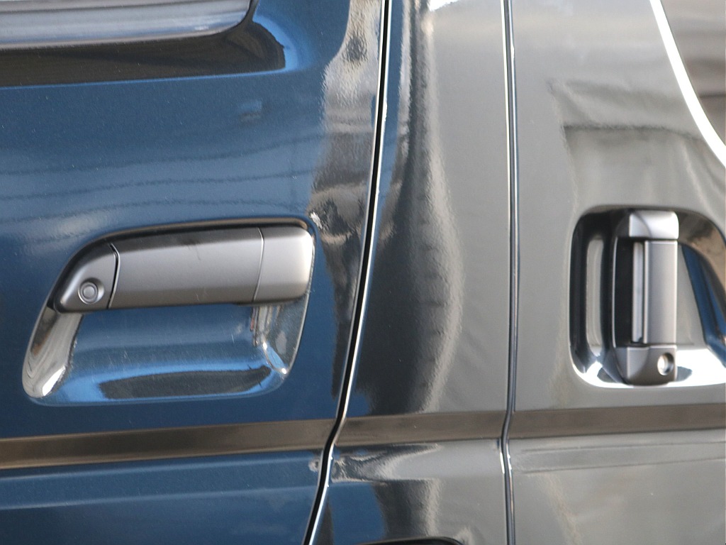 メッキパーツマッドブラック塗装