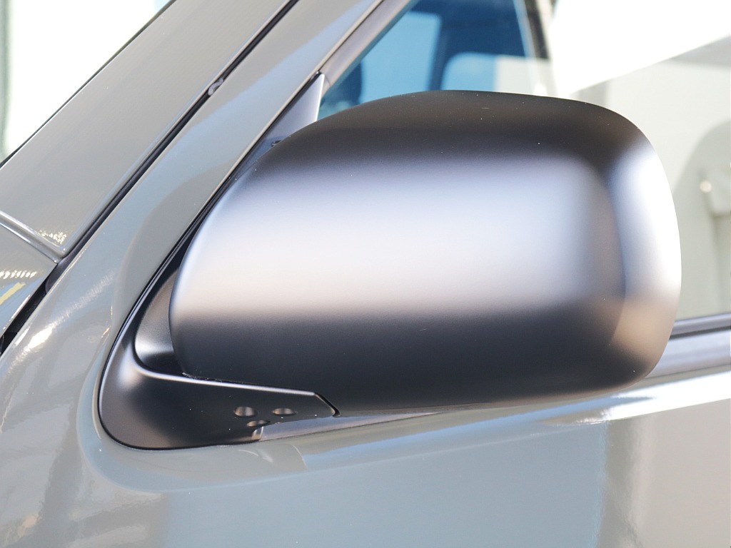 ドアミラーマッドブラック塗装