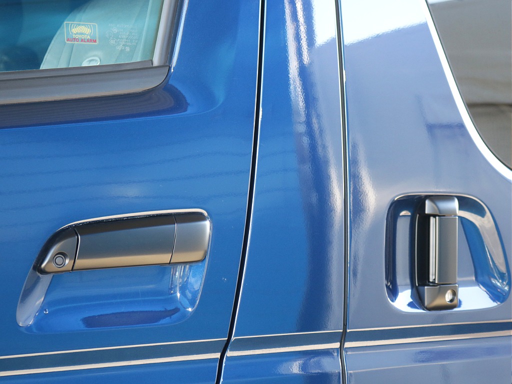 ドアノブ各所マッドブラック塗装