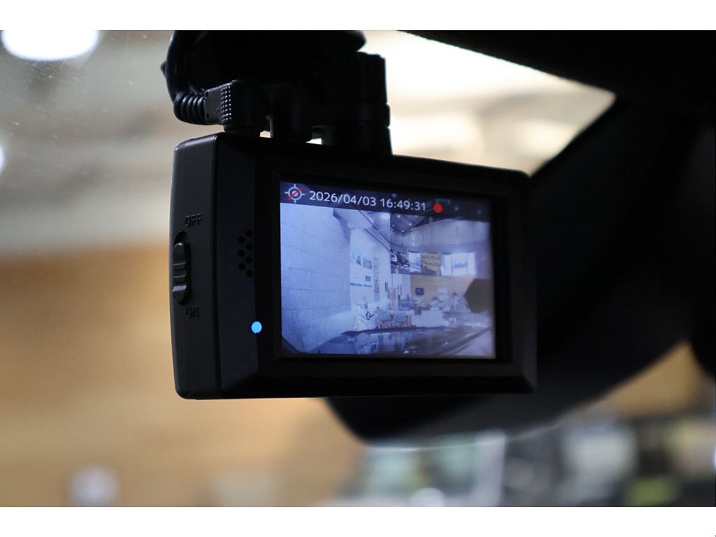 ドライブレコーダー装着済み！