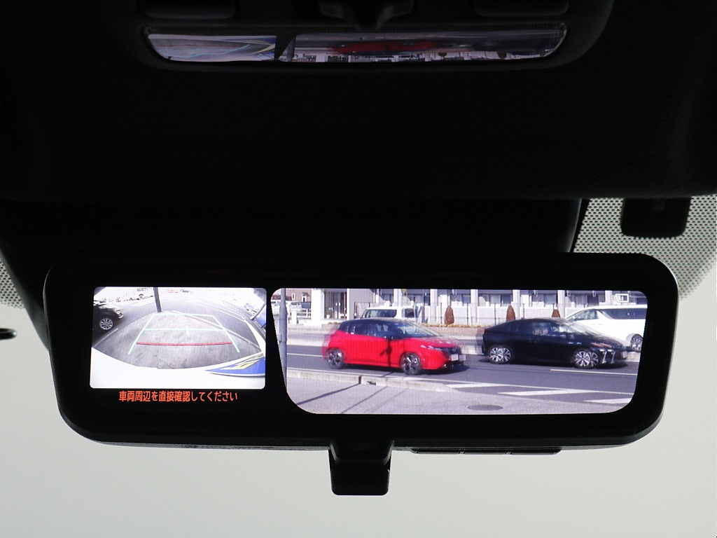 バックカメラ付き自動防眩インナーミラー