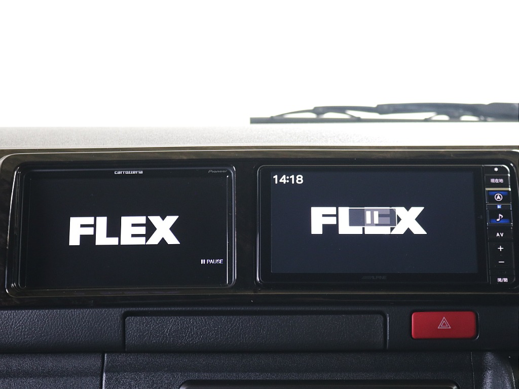 カロッツェリアサブモニター・アルパイン7インチワイドナビ