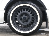 FLEX16インチアルミホイール・ホワイトリボンタイヤ