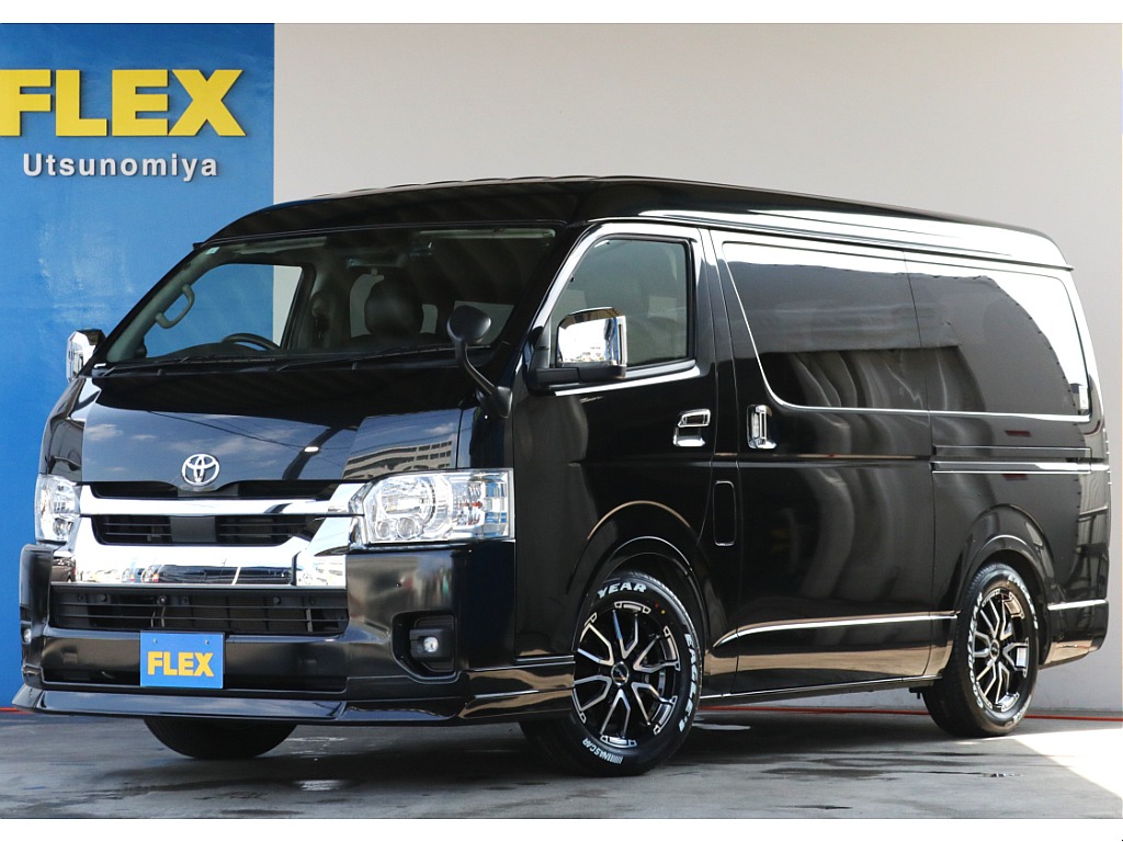 トヨタ&nbsp;ハイエース&nbsp;ワゴン2.7GLロング ミドルルーフ&nbsp;フルフラット可能内装架装！&nbsp;栃木県