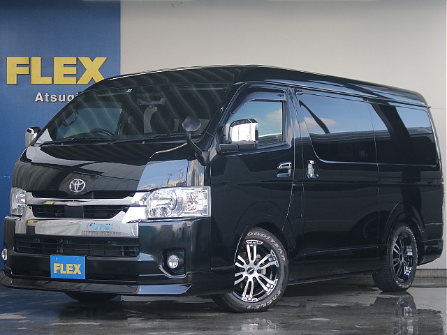 【買取直販】ハイエース　ワゴンGL　2.7L　ガソリン２WD　FLEXオリジナル内装架装アレンジAS！オリジナルカスタム多数装備！