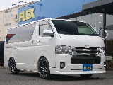 H29年式　ハイエースバン　スーパーGL　ダークプライム　3.0L　ディーゼル2WD　FLEXカスタム搭載！