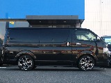 H28年式　ハイエースバン　ディーゼル4WD　S-GL　ダークプライム　CARVINベッドキット　RAYS製アルミホイール装備車両！