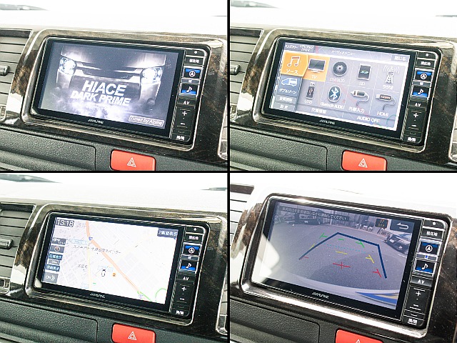 アルパイン製7インチナビが装備されます！