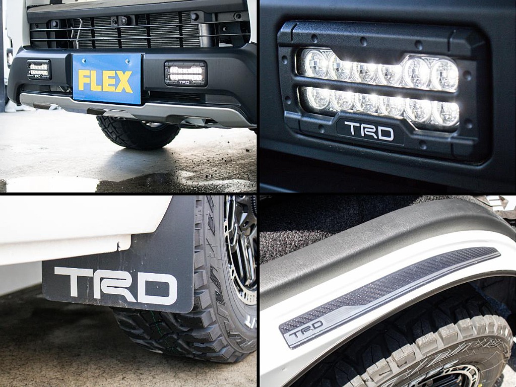 TRD製のパーツが多数装備されてます！