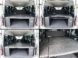 社外のベッドキット装備で車中泊できる広いスペース確保されてます！