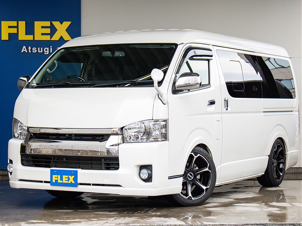 H29年式　ハイエースバン　S-GL　ダークプライム　ガソリン2WD　ローダウン仕様！