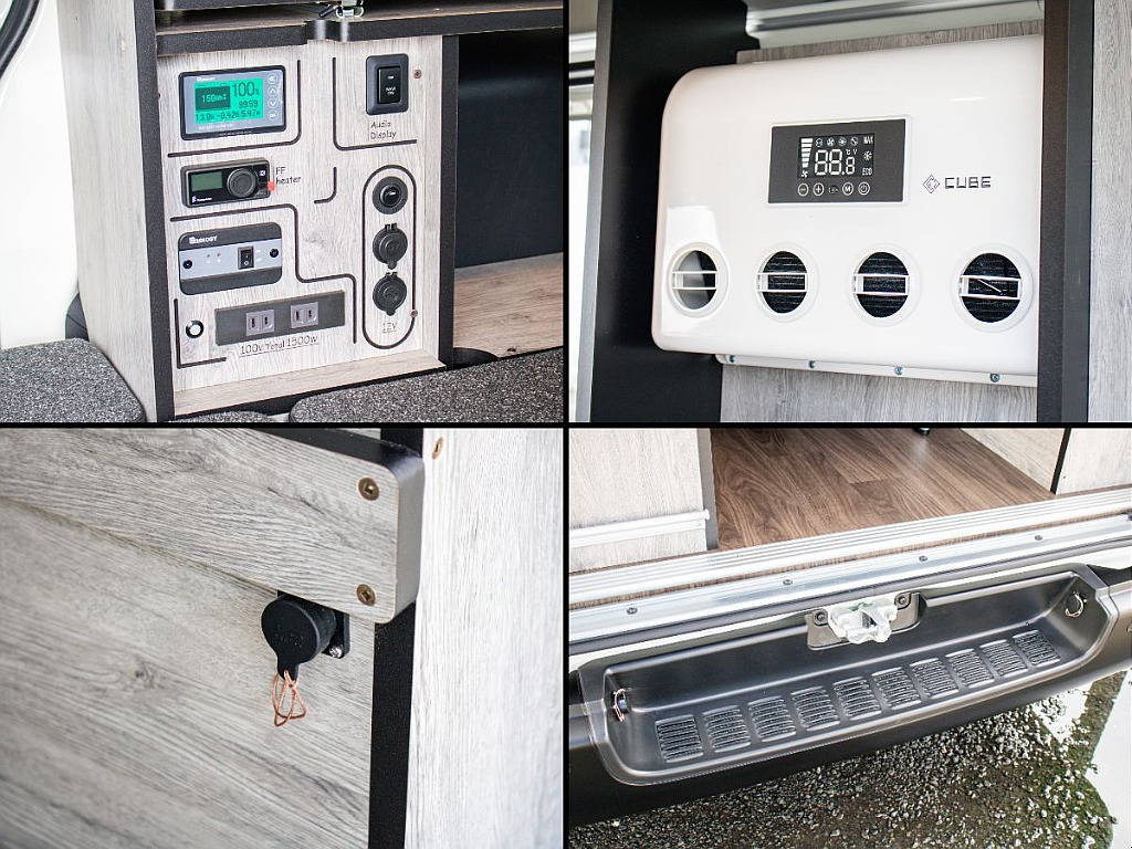 サブバッテリーシステムや12Vクーラーなどフルオプションの車両になります！