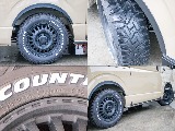 オリジナルNC1アルミホイールにトーヨーオープンカントリータイヤ16インチを装備してます！