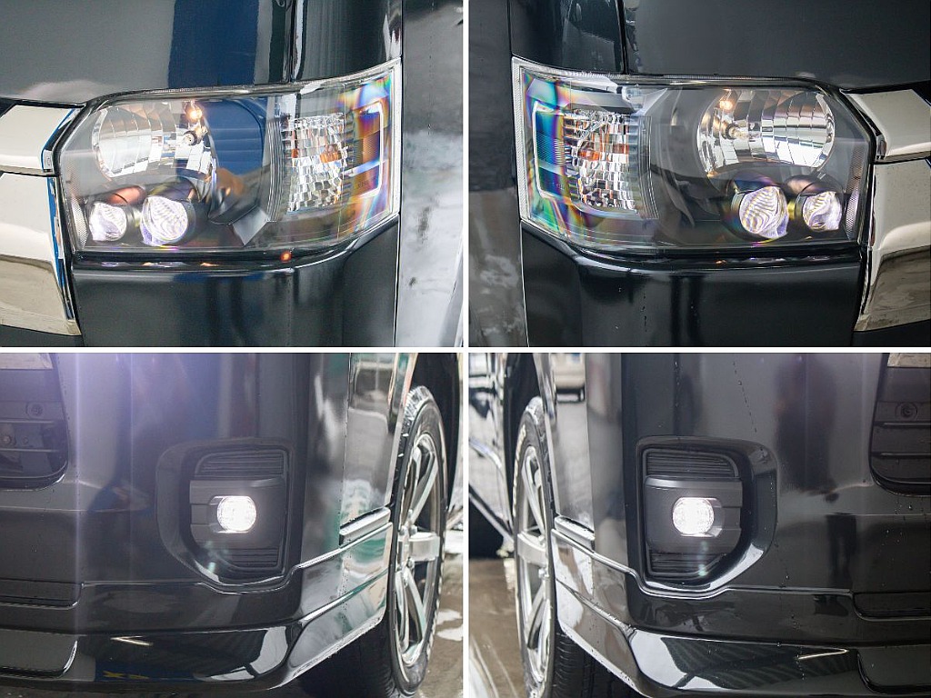 LEDヘッドライトをインナーブラック塗装しております！