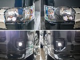 LEDヘッドライトをインナーブラック塗装しております！