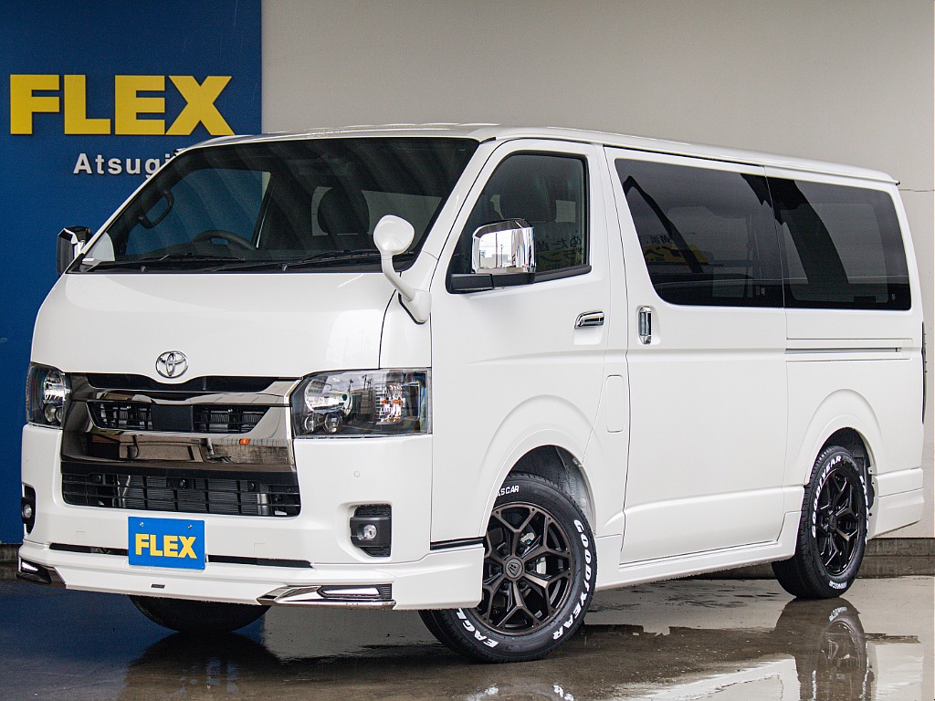登録済み未使用車　ハイエースバン　ダークプライムⅡ　ディーゼル4WD　新作モデリスタVer1フルエアロ搭載！