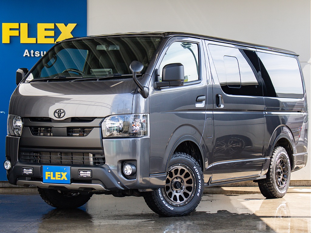 R2年式　ハイエースバン　S-GL　ダークプライムⅡ　ディーゼル4WD　グレーメタリック！BIG-Xナビ！