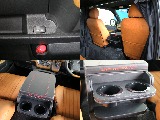 運転席・助手席はオリジナルのシートカバーキャメルを搭載！