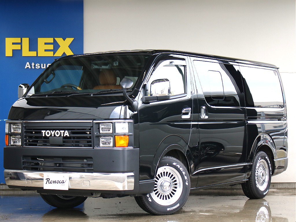 R5年式　ハイエースバン　S-GL　ダークプライムⅡ　2.0L　ガソリン2WD　リノカコーストライン　角目四灯！