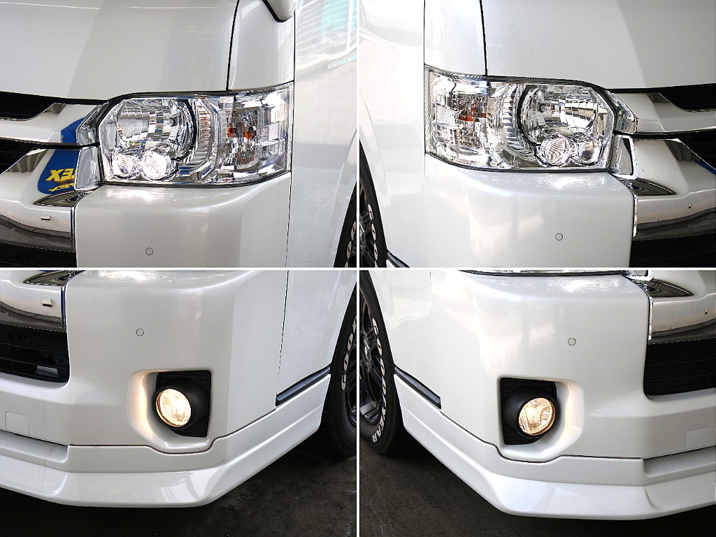 LEDヘッドライトは夜間でも視界を明るく照らしてくれます！