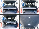 4分割ベッドキット装備で車中泊もお楽しみ頂けます！